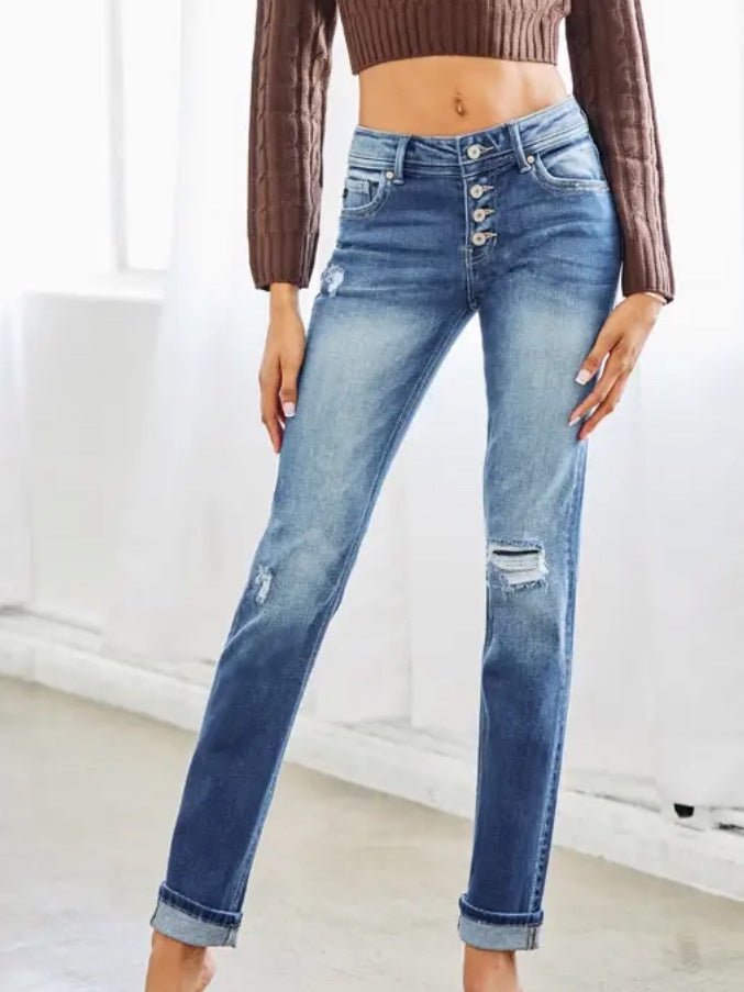 Melia | Kancan Straight Leg Jeans