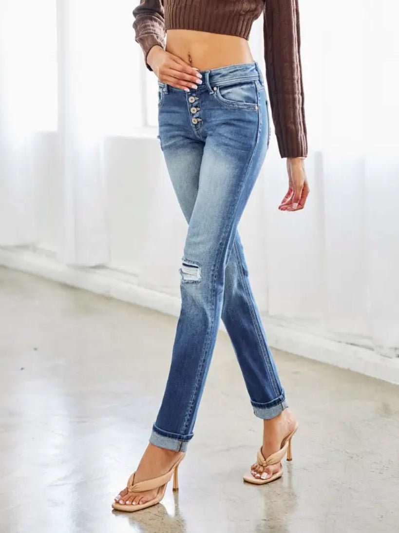 Melia | Kancan Straight Leg Jeans