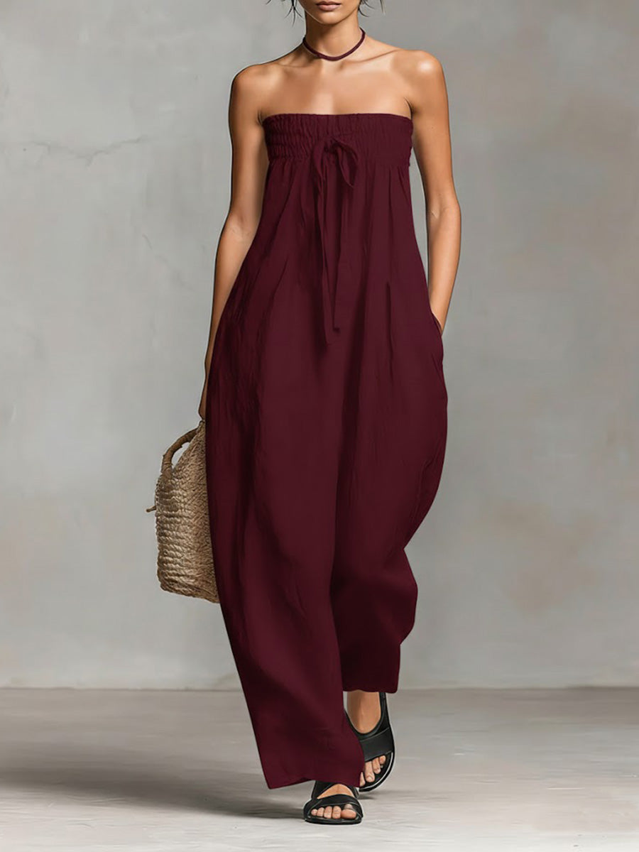 Melia | Nova Strapless Flow Maxi Dress