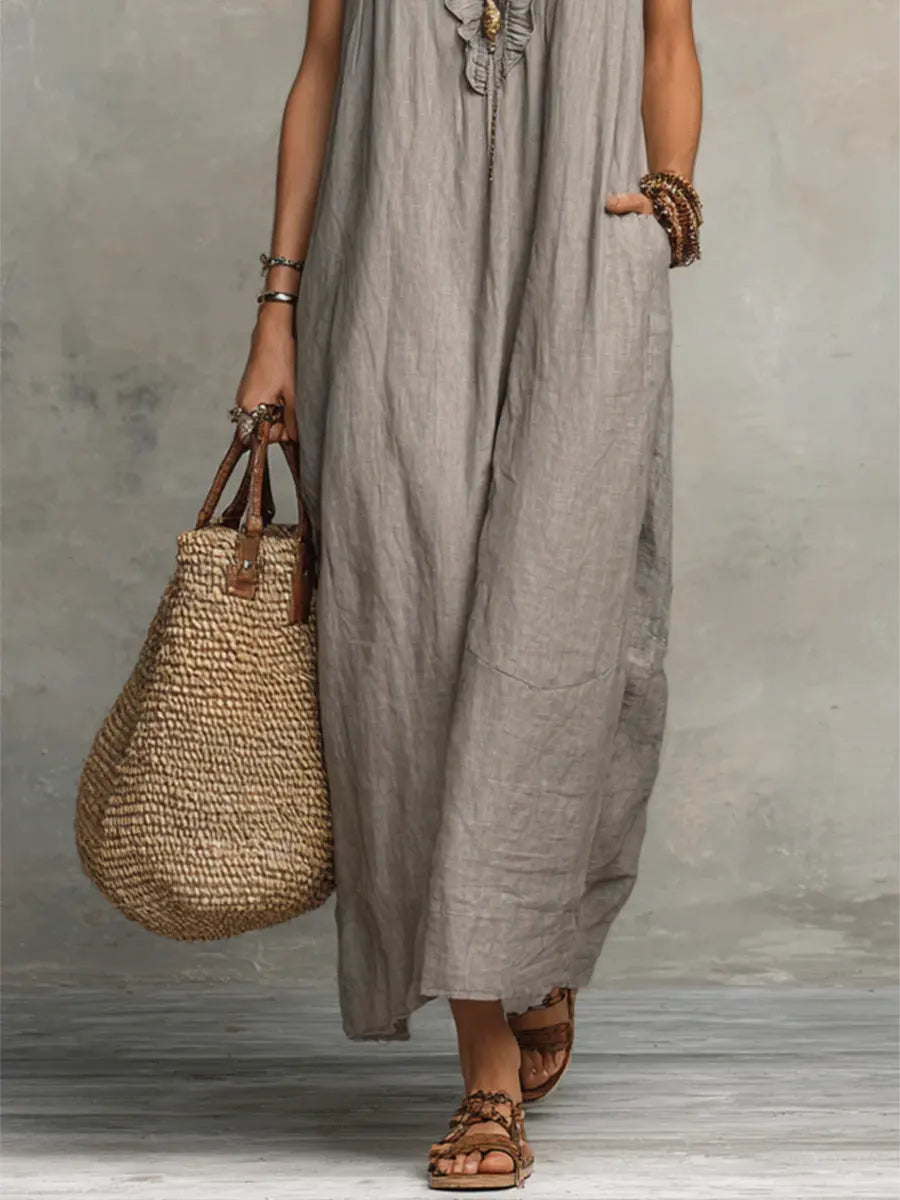 Melia | Sienna Boho Ruffle Maxi Dress