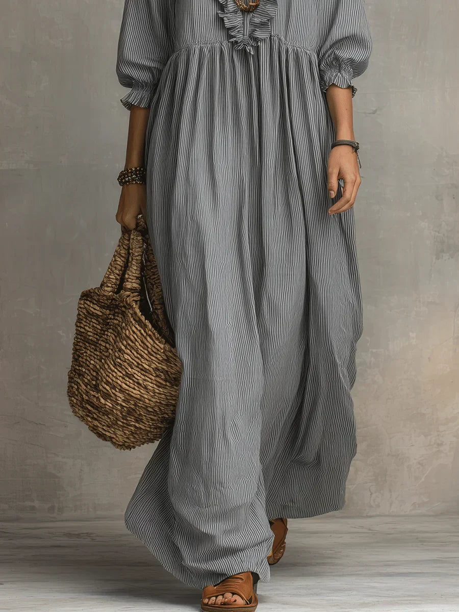 Melia | Elowen Boho Long Sleeve Maxi Dress