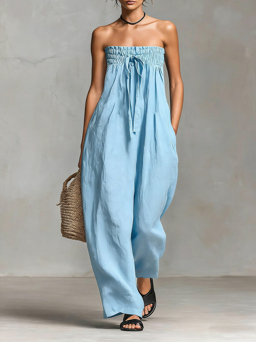 Melia | Nova Strapless Flow Maxi Dress