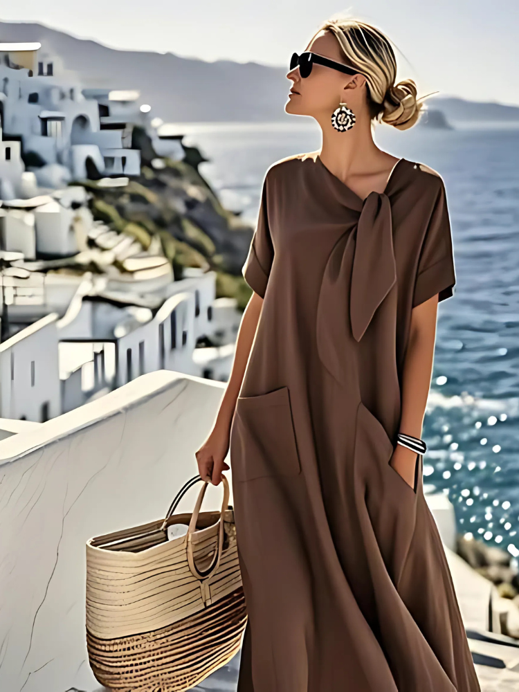Melia | Ella Elegant Dress with Pockets
