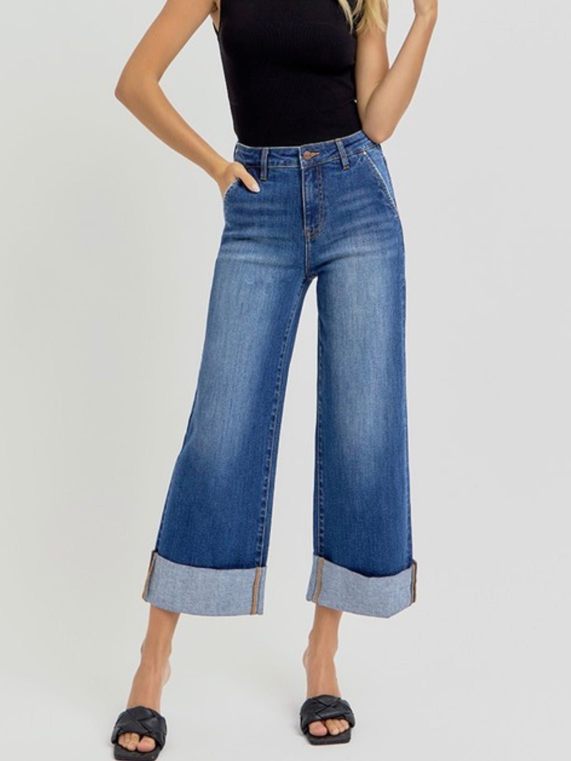Melia | Sunset Stroll Wide Leg Jeans