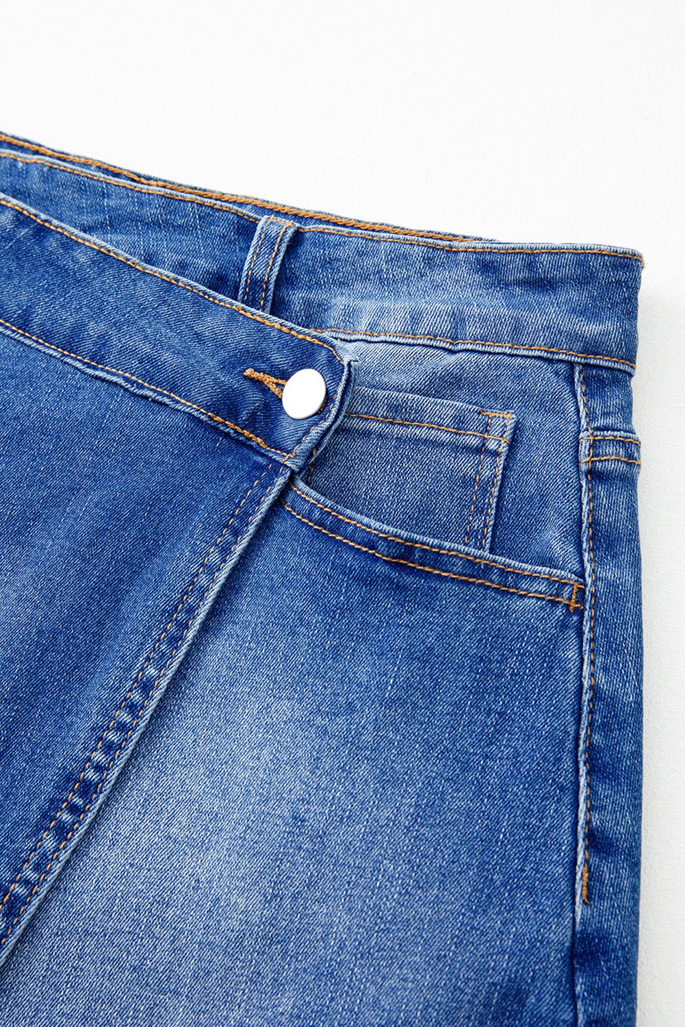 Melia | Wrap Me Up Denim Mini Skirt