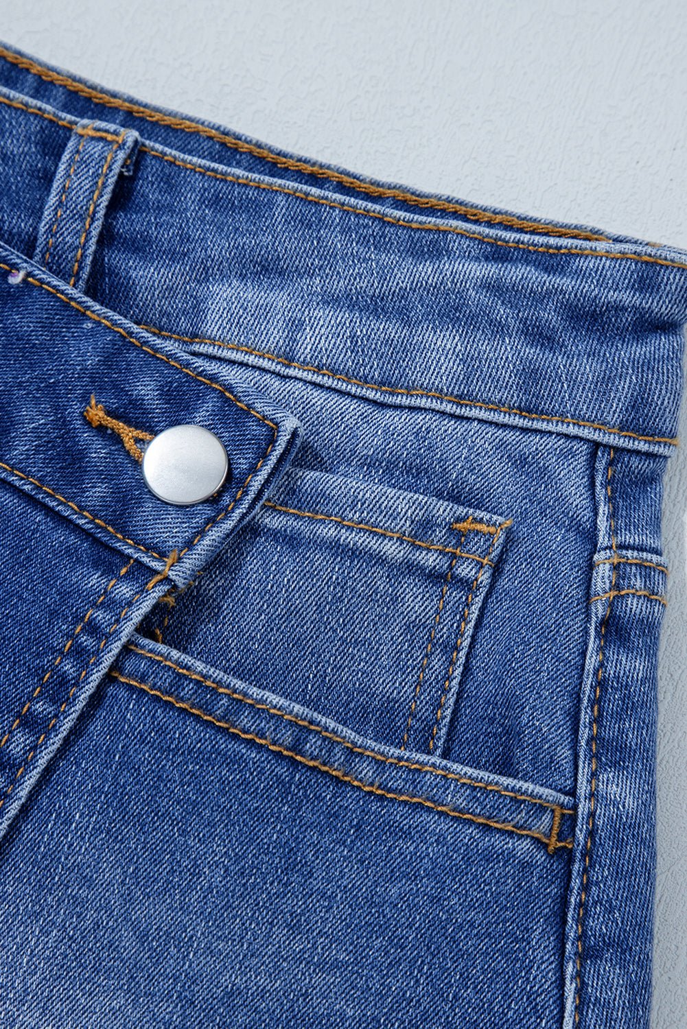 Melia | Wrap Me Up Denim Mini Skirt
